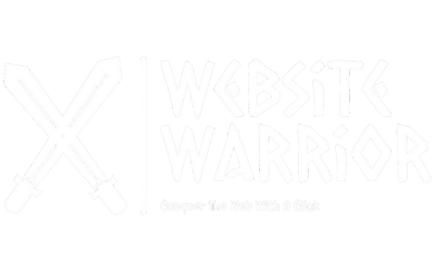 Website Warrior Logo White