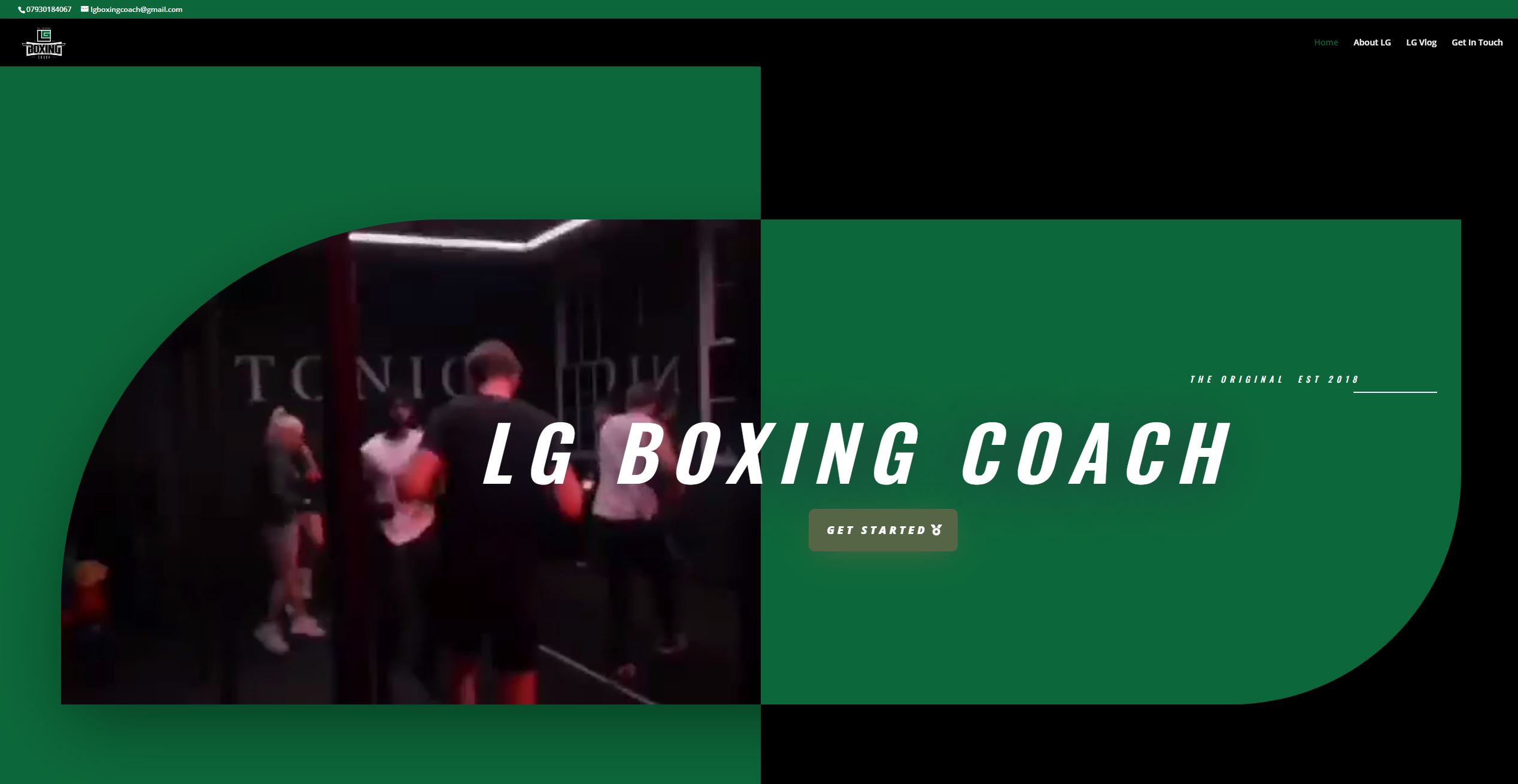Website Warrior Project LG Boxing Website