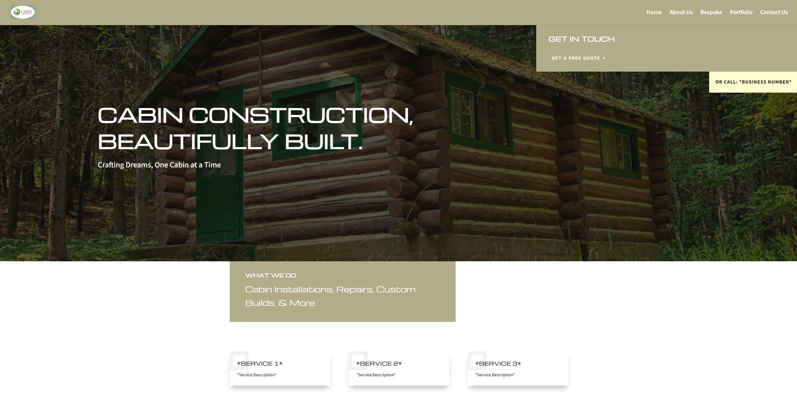 Cabin Construction Project